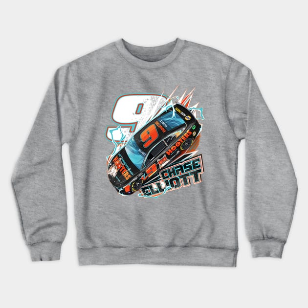 Chase Elliott Hooters Crewneck Sweatshirt by art.Hamdan